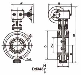 D373H對(duì)夾式多層次金屬硬密封蝶閥